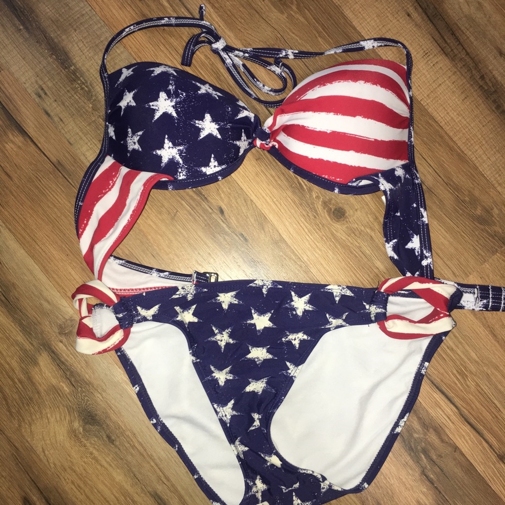 American flag bikini